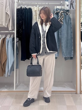 「GLOBAL WORK（グローバルワーク）のアイテム（ワンピース）」を使った、asamiさん（レディース・161cm）の秋コーディネート