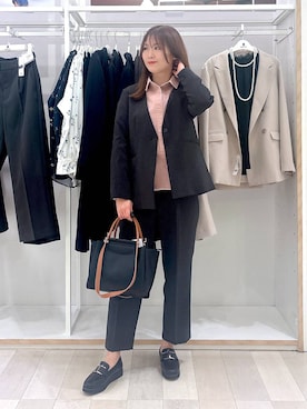 asamiさん（レディース・161cm）の冬コーディネート