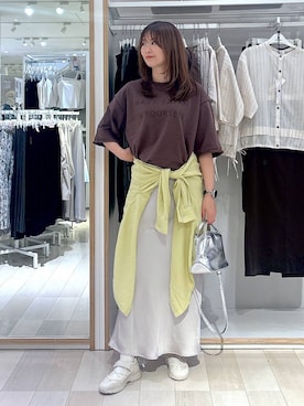 「GLOBAL WORK（グローバルワーク）のアイテム（シューズ）」を使った、asamiさん（レディース・161cm）の春コーディネート