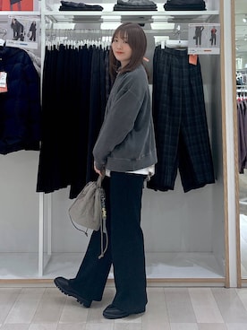 「GLOBAL WORK（グローバルワーク）のアイテム（パンツ）」を使った、asamiさん（レディース・161cm）の秋コーディネート