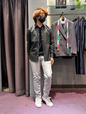 「5351 POUR LES HOMMES（ゴーサンゴーイチプールオム）のアイテム」を使った、kenta5351さん（メンズ・165cm）の秋コーディネート