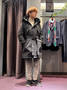 「オトナカジュアル」｜「アイテム（モッズコート）」を使った、kenta5351さん（メンズ・165cm）の冬コーディネート