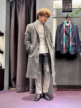 「5351 POUR LES HOMMES（ゴーサンゴーイチプールオム）のアイテム」を使った、kenta5351さん（メンズ・165cm）の冬コーディネート