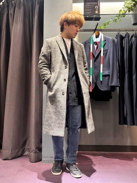 「5351 POUR LES HOMMES（ゴーサンゴーイチプールオム）のアイテム」を使った、kenta5351さん（メンズ・165cm）の冬コーディネート