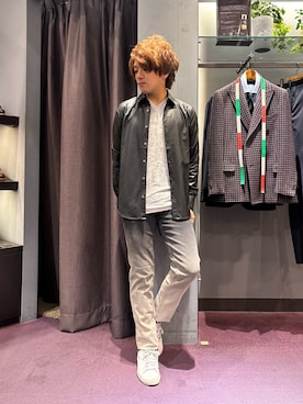 「5351 POUR LES HOMMES（ゴーサンゴーイチプールオム）のアイテム」を使った、kenta5351さん（メンズ・165cm）の秋コーディネート