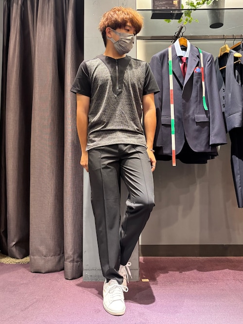 ミックスジャガード 半袖 Tシャツ