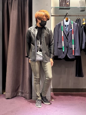 「5351 POUR LES HOMMES（ゴーサンゴーイチプールオム）のアイテム」を使った、kenta5351さん（メンズ・165cm）の秋コーディネート