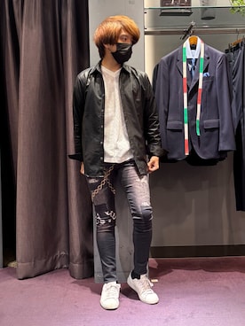 「5351 POUR LES HOMMES（ゴーサンゴーイチプールオム）のアイテム」を使った、kenta5351さん（メンズ・165cm）の秋コーディネート