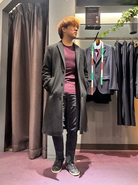 「5351 POUR LES HOMMES（ゴーサンゴーイチプールオム）のアイテム」を使った、kenta5351さん（メンズ・165cm）の冬コーディネート
