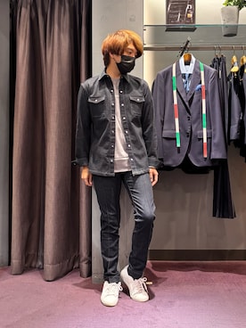 「5351 POUR LES HOMMES（ゴーサンゴーイチプールオム）のアイテム」を使った、kenta5351さん（メンズ・165cm）の秋コーディネート