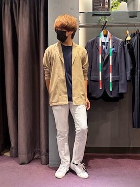 「5351 POUR LES HOMMES（ゴーサンゴーイチプールオム）のアイテム」を使った、kenta5351さん（メンズ・165cm）の秋コーディネート