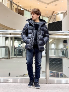 「5351 POUR LES HOMMES（ゴーサンゴーイチプールオム）のアイテム（ダウンジャケット/コート）」を使った、kenta5351さん（メンズ・165cm）の秋コーディネート