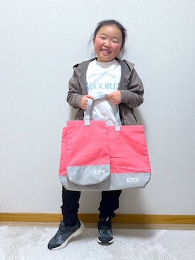 Hina ママ さん（キッズ・121cm）の冬コーディネート