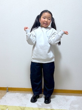 Hina ママ さん（キッズ・121cm・40代）の冬コーディネート