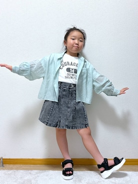 Hina ママ さん（キッズ・115cm）の秋コーディネート