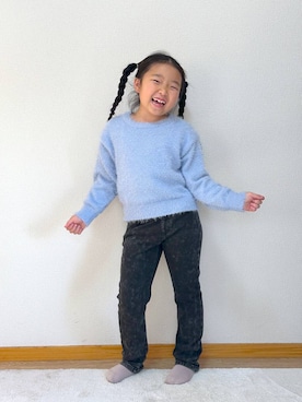 「アイテム（トップス）」を使った、Hina ママ さん（キッズ・115cm・40代）の冬コーディネート