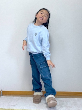 Hina ママ さん（キッズ・121cm・40代）の冬コーディネート