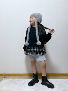 Hina ママ さん（キッズ・115cm）の秋コーディネート