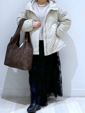 「アイテム（ワンピース/ドレス）」を使った、Hina ママ さん（レディース・147cm・40代）の秋コーディネート