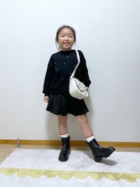 Hina ママ さん（キッズ・115cm）の秋コーディネート