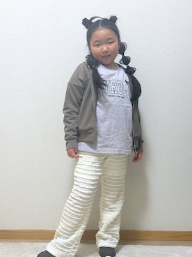 Hina ママ さん（キッズ・121cm）の春コーディネート