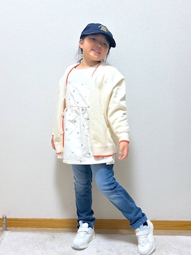 Hina ママ さん（キッズ・121cm）の冬コーディネート