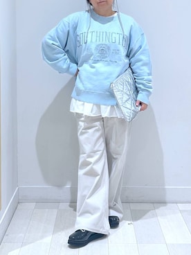 「アイテム（PC・タブレットケース）」を使った、Hina ママ さん（レディース・147cm）の秋コーディネート