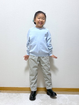 「アイテム（シューズ）」を使った、Hina ママ さん（キッズ・115cm・40代）の秋コーディネート