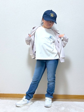 Hina ママ さん（キッズ・121cm）の冬コーディネート