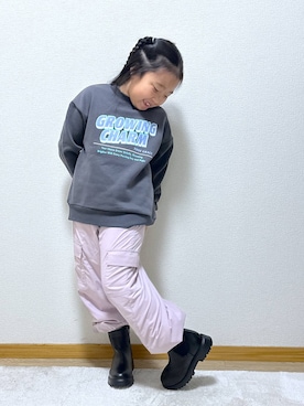 「アイテム（パンツ）」を使った、Hina ママ さん（キッズ・115cm・40代）の秋コーディネート