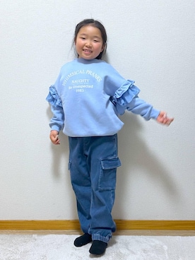 Hina ママ さん（キッズ・121cm・40代）の冬コーディネート