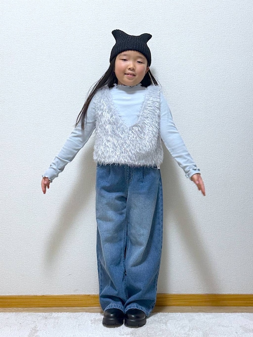 セール】あったかGOODデニムワイド/595633（デニムパンツ）｜GLOBAL