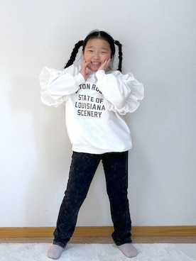 Hina ママ さん（キッズ・115cm）の冬コーディネート