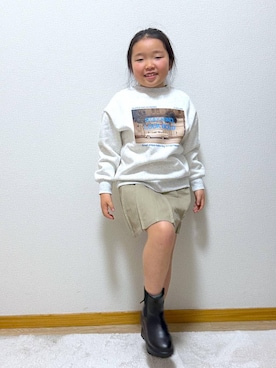 Hina ママ さん（キッズ・121cm・40代）の冬コーディネート