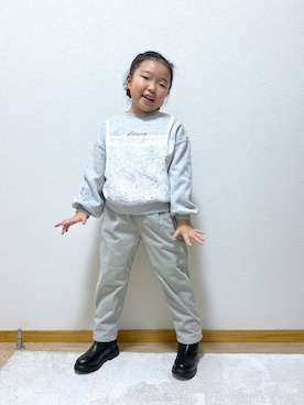 「アイテム（パンツ）」を使った、Hina ママ さん（キッズ・115cm）の秋コーディネート