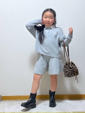 Hina ママ さん(キッズ・121cm)の冬コーディネート