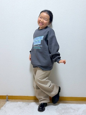 Hina ママ さん（キッズ・121cm・40代）の冬コーディネート