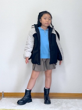 Hina ママ さん(キッズ・121cm)の冬コーディネート