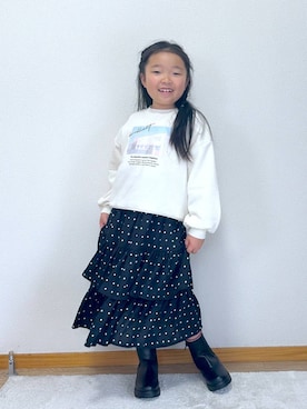 Hina ママ さん(キッズ・121cm)の冬コーディネート