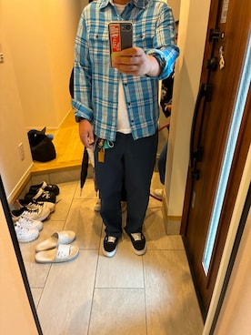 「VANS（バンズ）のアイテム」を使った、タキシードサムさん（メンズ・173cm）の秋コーディネート