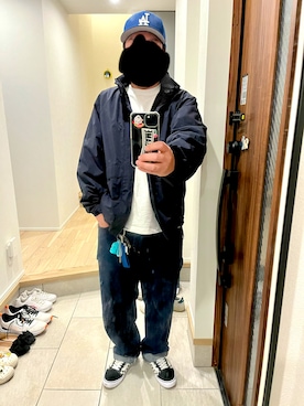 「RED KAP（レッドキャップ）のアイテム（パンツ）」を使った、タキシードサムさん（メンズ・173cm）の春コーディネート