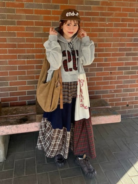 「Avail（アベイル）のアイテム」を使った、remiさん（レディース・154cm）の冬コーディネート