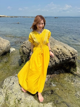 「アイテム（ブレスレット）」を使った、remiさん（レディース・154cm）の秋コーディネート
