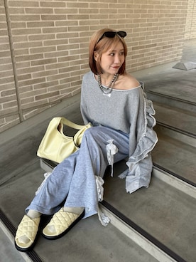 「NUEF （ヌエフ）のアイテム」を使った、remiさん（レディース・154cm）の春コーディネート