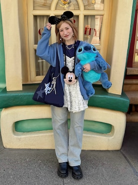 「Avail（アベイル）のアイテム（トップス）」を使った、remiさん（レディース・154cm）の春コーディネート