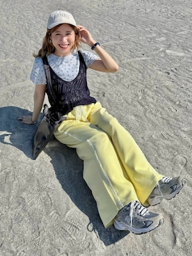 「idem（イデム）のアイテム」を使った、remiさん（レディース・154cm）の夏コーディネート