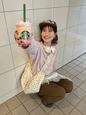 「elldu（エルドゥ）のアイテム」を使った、remiさん（レディース・154cm）の冬コーディネート