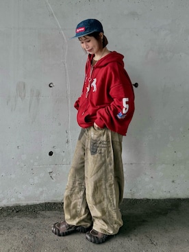 「Onitsuka Tiger（オニツカタイガー）のアイテム」を使った、remiさん（レディース・154cm）の秋コーディネート