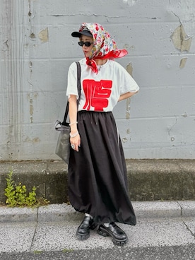 「BONLECILL Marche（ボンルシールマルシェ）のアイテム」を使った、remiさん（レディース・154cm）の春コーディネート