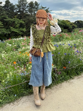 「Avail（アベイル）のアイテム」を使った、remiさん（レディース・154cm）の春コーディネート